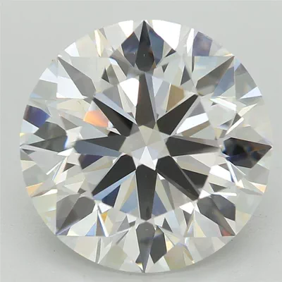 3.81ct E VS2 Rare Carat Ideal Cut Round Lab Grown Diamond