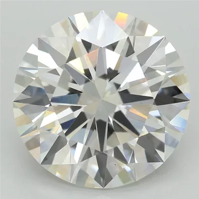 5.71ct F VS1 Rare Carat Ideal Cut Round Lab Grown Diamond