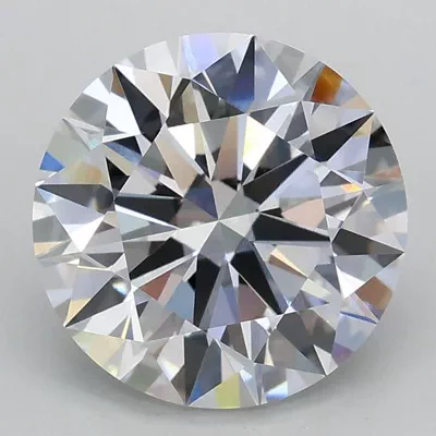 2.04ct D VVS2 Rare Carat Ideal Cut Round Lab Grown Diamond