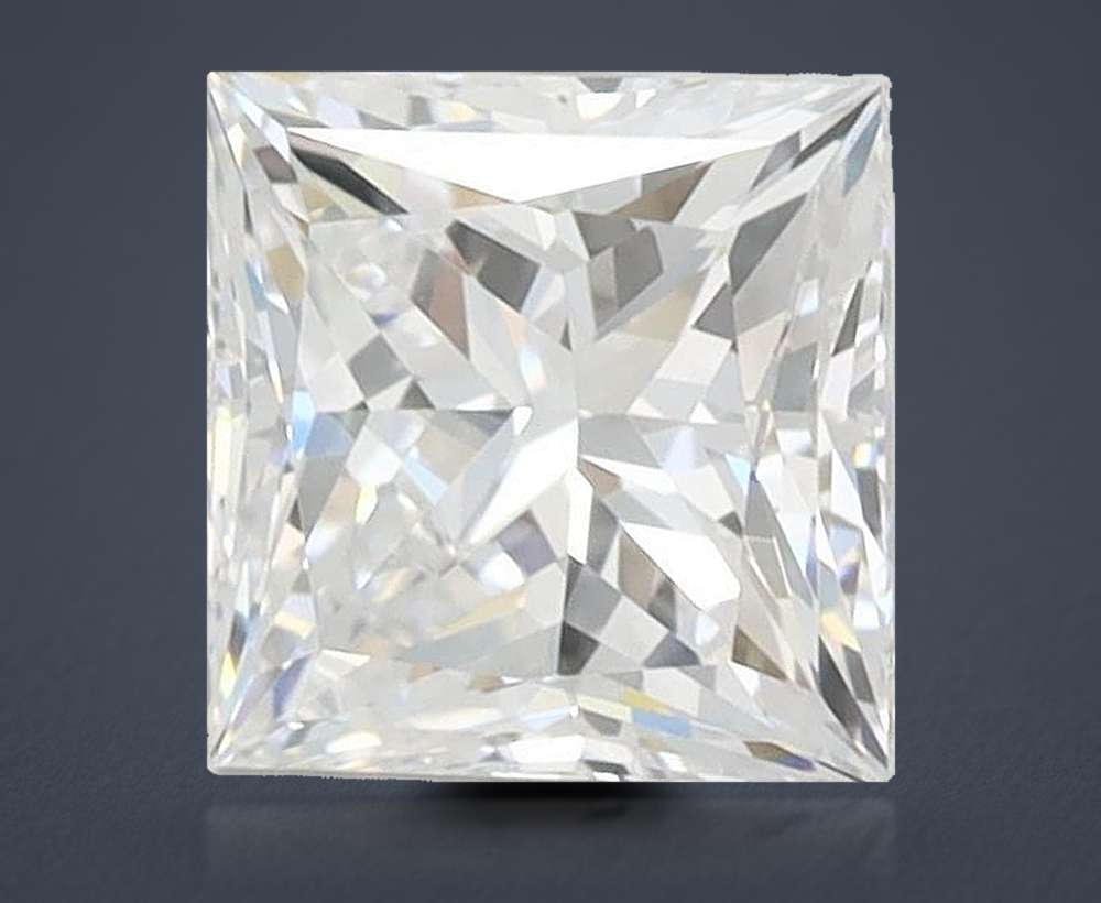 1.04ct D IF Rare Carat Ideal Cut Princess Lab Grown Diamond