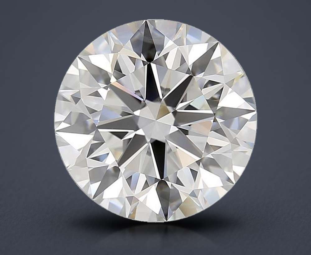 5.20ct G VVS2 Rare Carat Ideal Cut Round Diamond