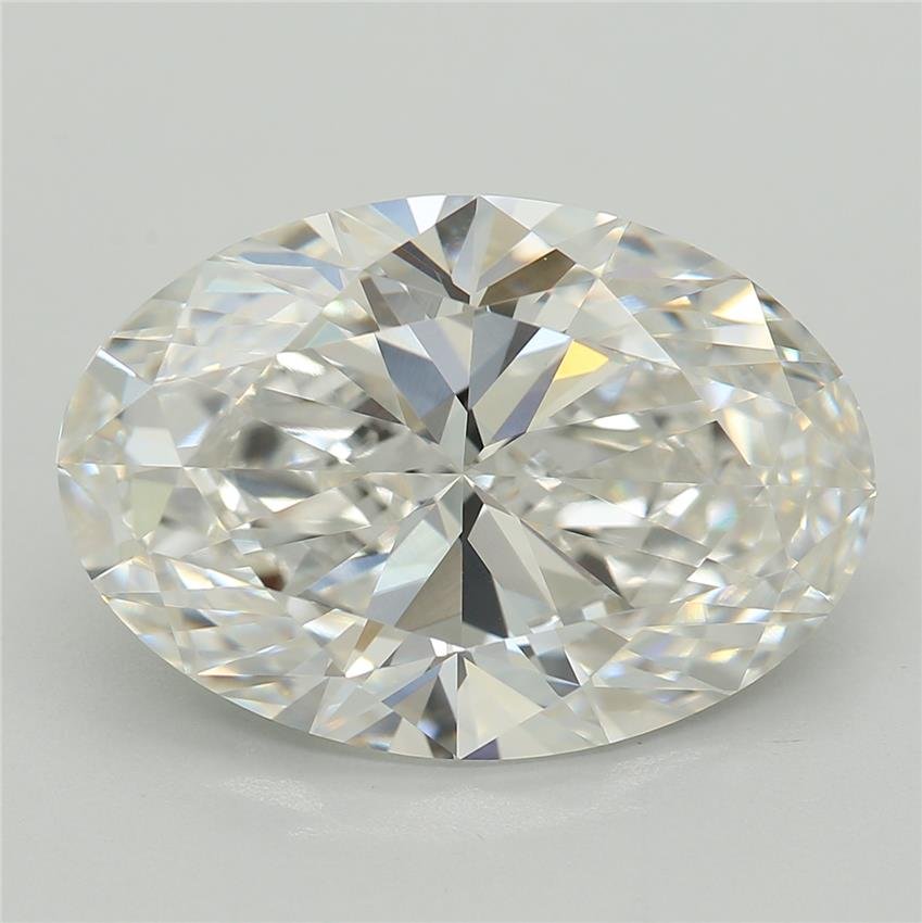 4.59ct F VVS2 Rare Carat Ideal Cut Oval Lab Grown Diamond