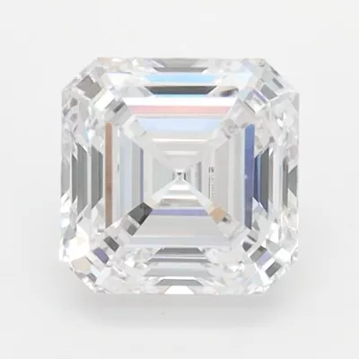 1.10ct D VS1 Rare Carat Ideal Cut Asscher Lab Grown Diamond