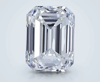 1.51ct J VVS2 Rare Carat Ideal Cut Emerald Diamond
