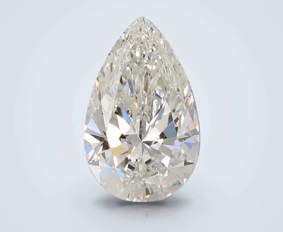 5.05ct F VS1 Rare Carat Ideal Cut Pear Lab Grown Diamond
