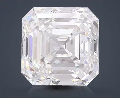 7.41ct G VS1 Rare Carat Ideal Cut Asscher Lab Grown Diamond
