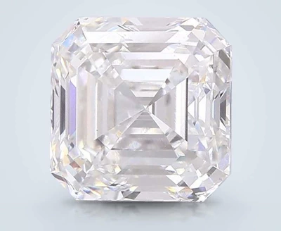 7.41ct G VS1 Rare Carat Ideal Cut Asscher Lab Grown Diamond