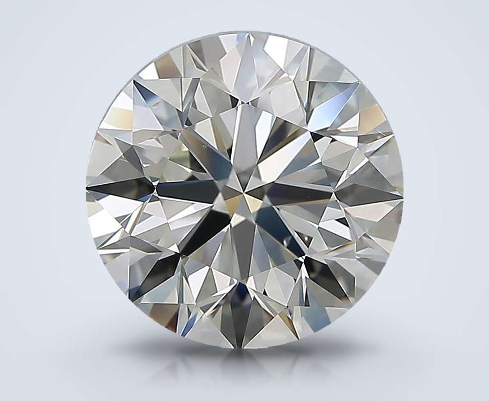 4.01ct K VS2 Excellent Cut Round Diamond