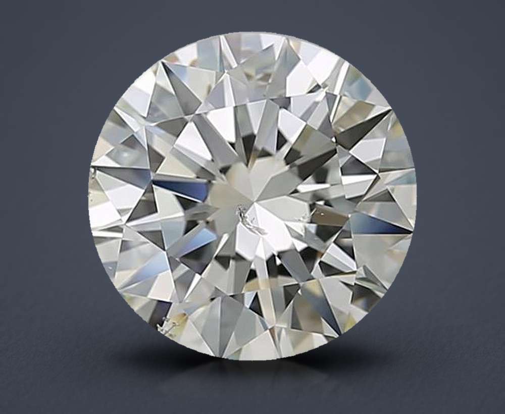 3.51ct K SI2 Excellent Cut Round Diamond