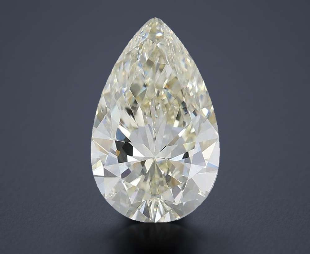 2.50ct K VVS2 Very Good Cut Pear Diamond