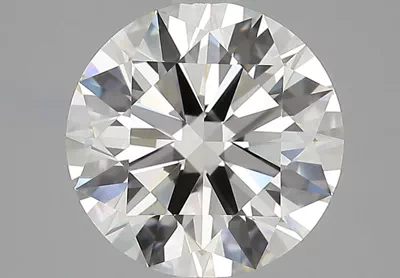 3.06ct K VVS1 Rare Carat Ideal Cut Round Diamond