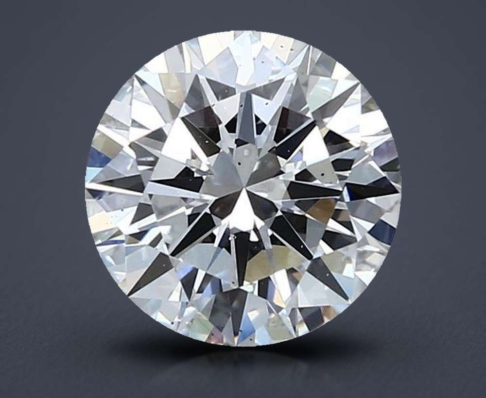 2.00ct E VS2 Excellent Cut Round Lab Grown Diamond