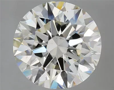 4.51ct I VS2 Rare Carat Ideal Cut Round Diamond