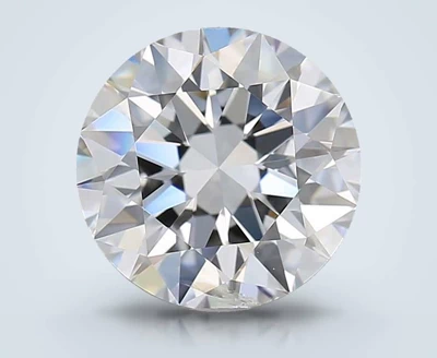 2.21ct D SI2 Rare Carat Ideal Cut Round Diamond