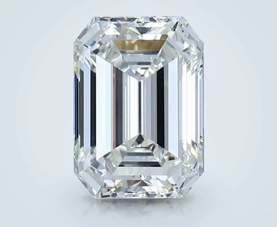 3.51ct J VVS2 Very Good Cut Emerald Diamond