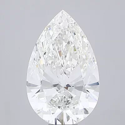 15.08ct F VVS2 Rare Carat Ideal Cut Pear Lab Grown Diamond