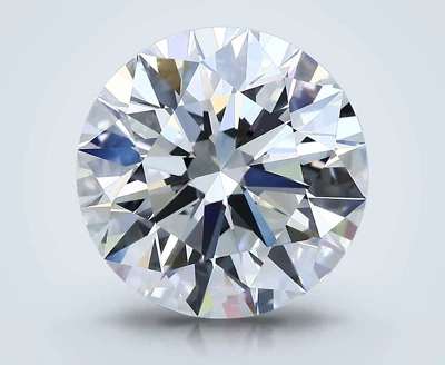 5.13ct F VS1 Rare Carat Ideal Cut Round Diamond