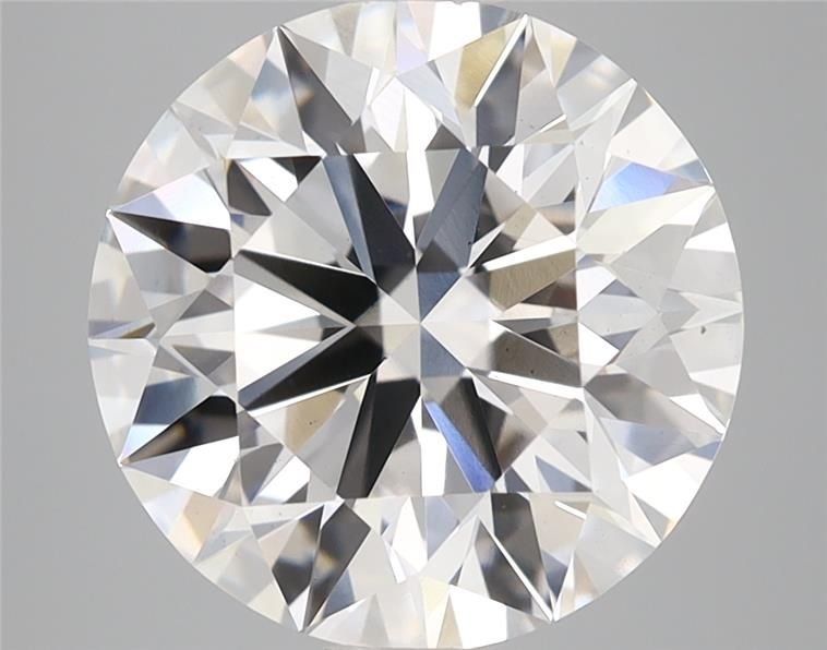 5.03ct D VS2 Rare Carat Ideal Cut Round Lab Grown Diamond