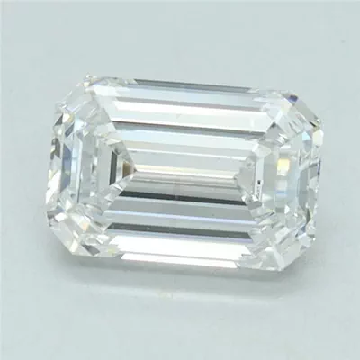 1.02ct D SI1 Rare Carat Ideal Cut Emerald Lab Grown Diamond