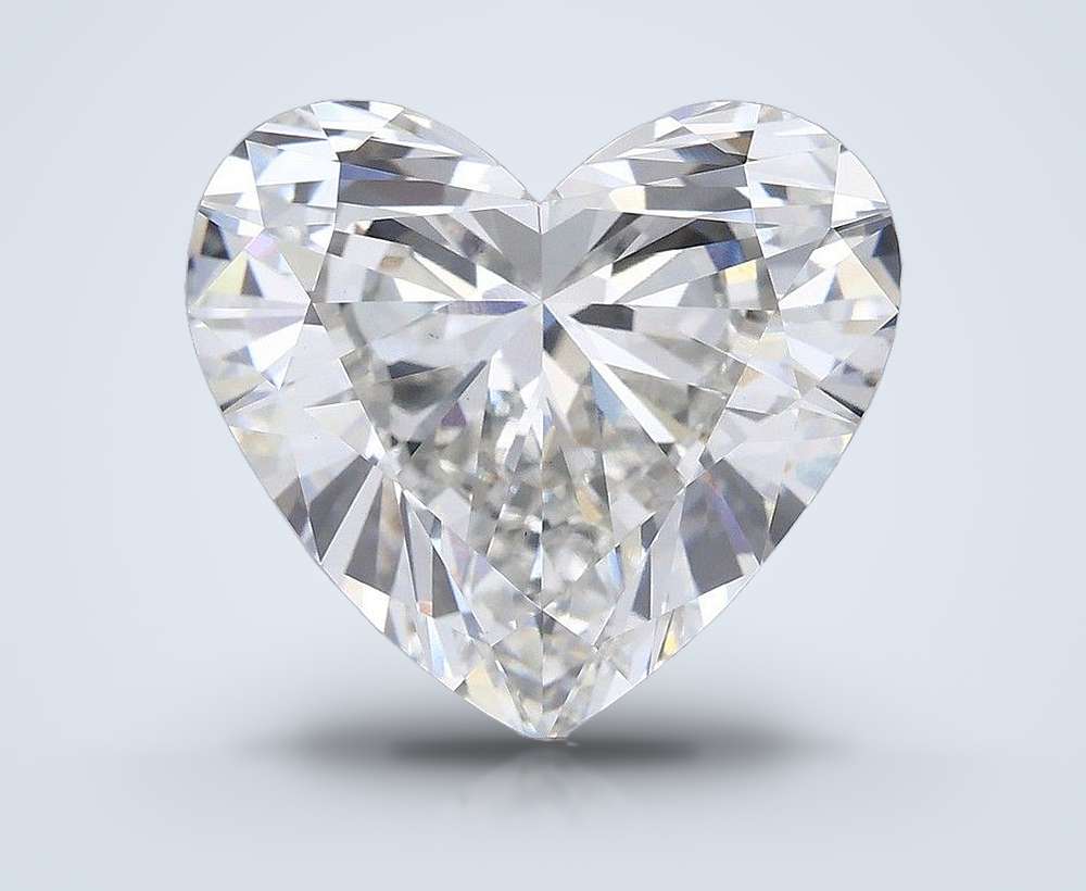 8.51ct F VS1 Very Good Cut Heart Lab Grown Diamond