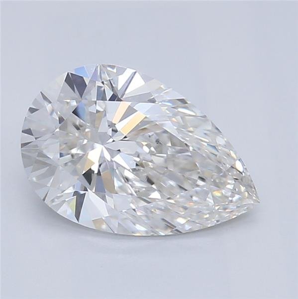 0.70ct H VVS2 Rare Carat Ideal Cut Pear Lab Grown Diamond