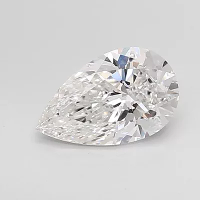 1.56ct E VS2 Rare Carat Ideal Cut Pear Lab Grown Diamond