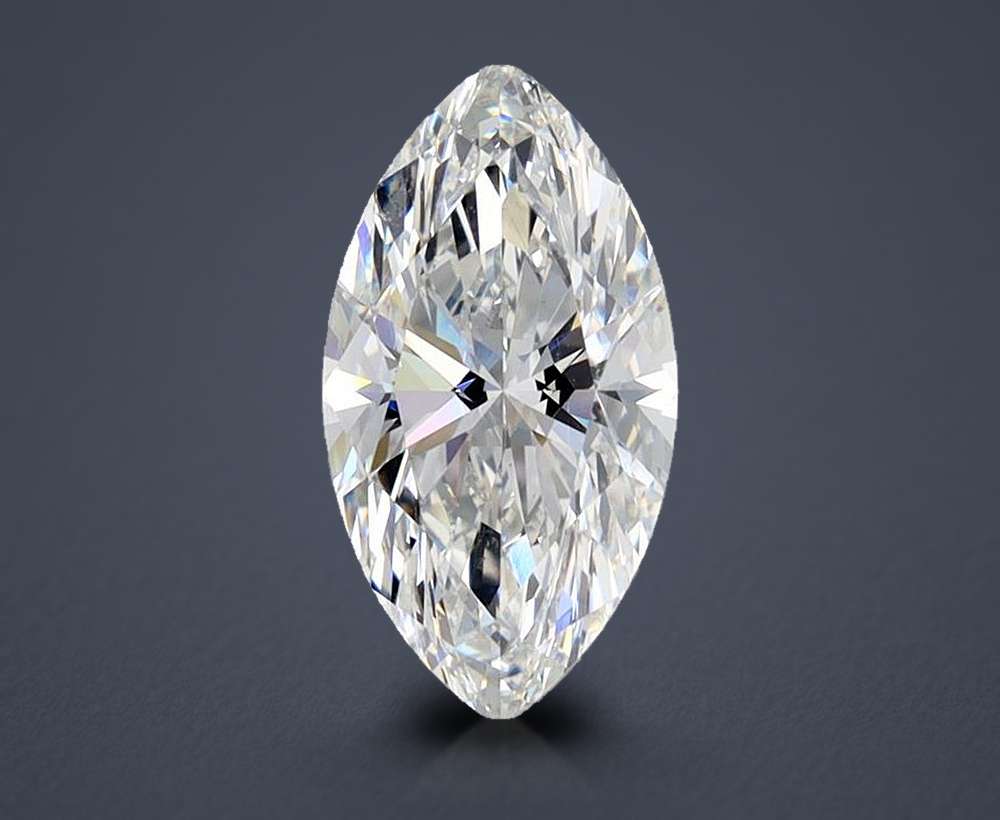2.04ct F SI1 Rare Carat Ideal Cut Marquise Diamond