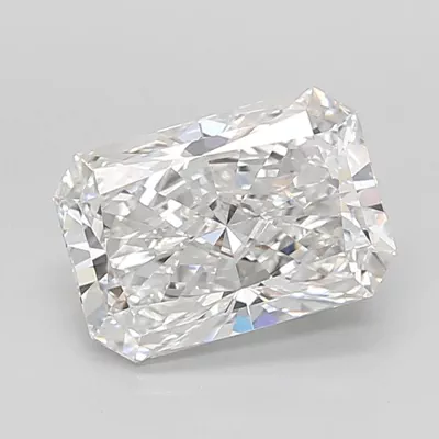 4.01ct E VVS2 Rare Carat Ideal Cut Radiant Lab Grown Diamond