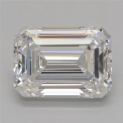 1.27ct E VS1 Rare Carat Ideal Cut Emerald Lab Grown Diamond