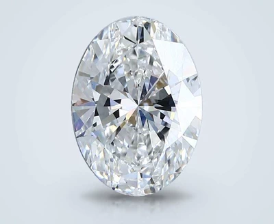 3.01ct E VS1 Rare Carat Ideal Cut Oval Lab Grown Diamond