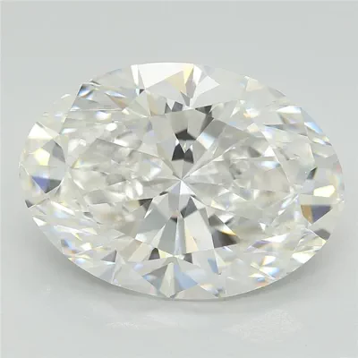 5.17ct E VVS2 Rare Carat Ideal Cut Oval Lab Grown Diamond