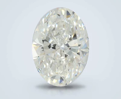 5.17ct E VVS2 Rare Carat Ideal Cut Oval Lab Grown Diamond