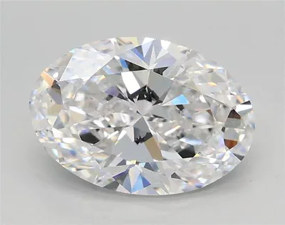 1.50ct D VS1 Rare Carat Ideal Cut Oval Lab Grown Diamond