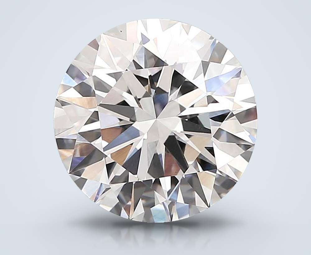 5.04ct E VS1 Rare Carat Ideal Cut Round Lab Grown Diamond