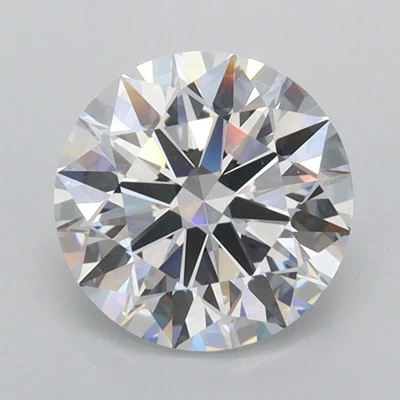 1.97ct D FL Rare Carat Ideal Cut Round Lab Grown Diamond