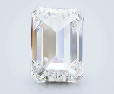 18.08ct F VVS2 Very Good Cut Emerald Lab Grown Diamond