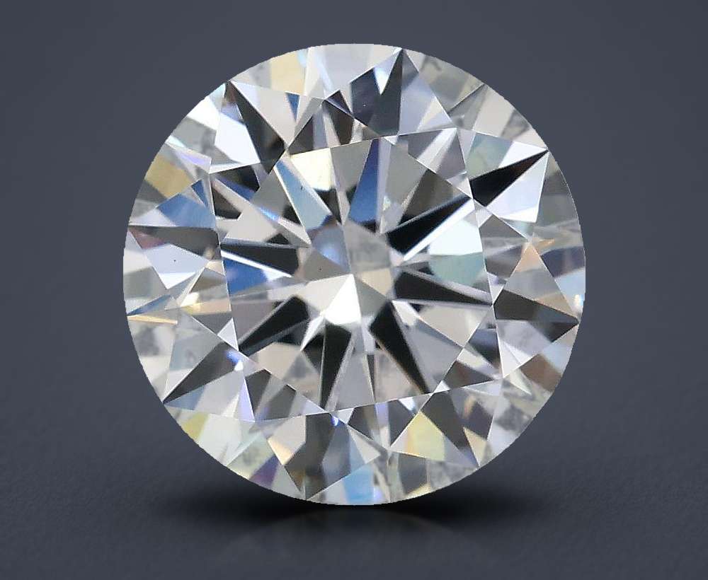 3.01ct D VS1 Rare Carat Ideal Cut Round Lab Grown Diamond