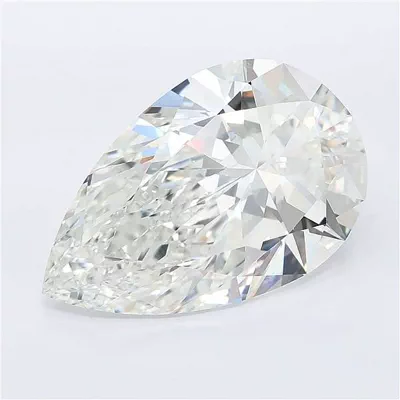 10.02ct F VVS2 Rare Carat Ideal Cut Pear Lab Grown Diamond