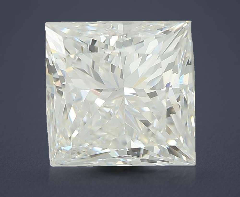 2.53ct E VS1 Rare Carat Ideal Cut Princess Lab Grown Diamond