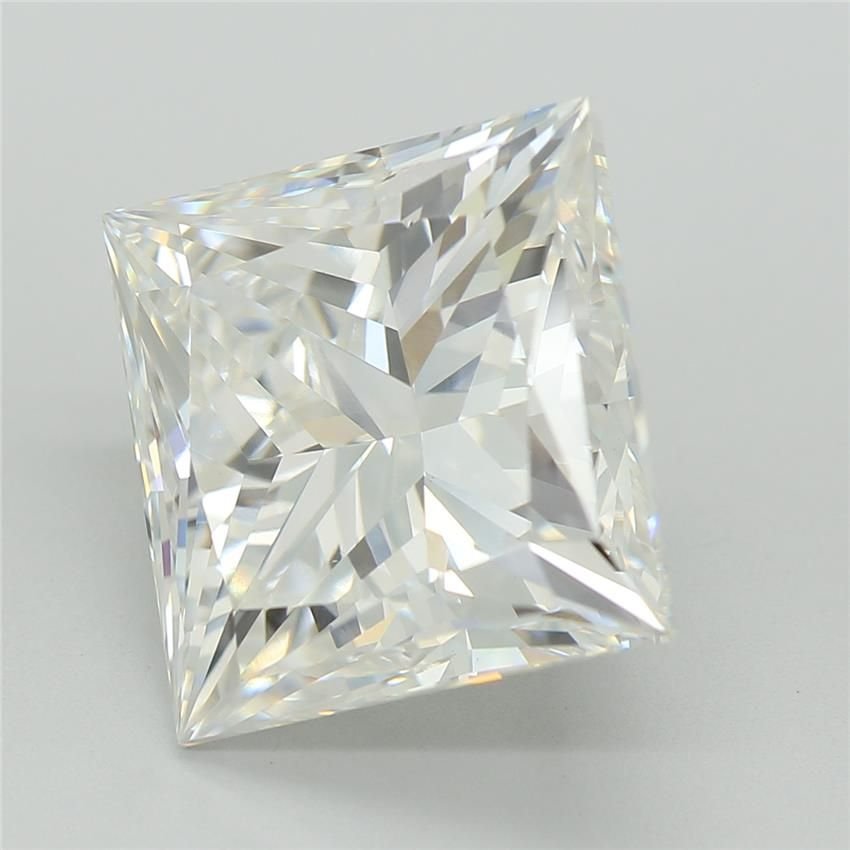 5.09ct E VVS2 Rare Carat Ideal Cut Princess Lab Grown Diamond