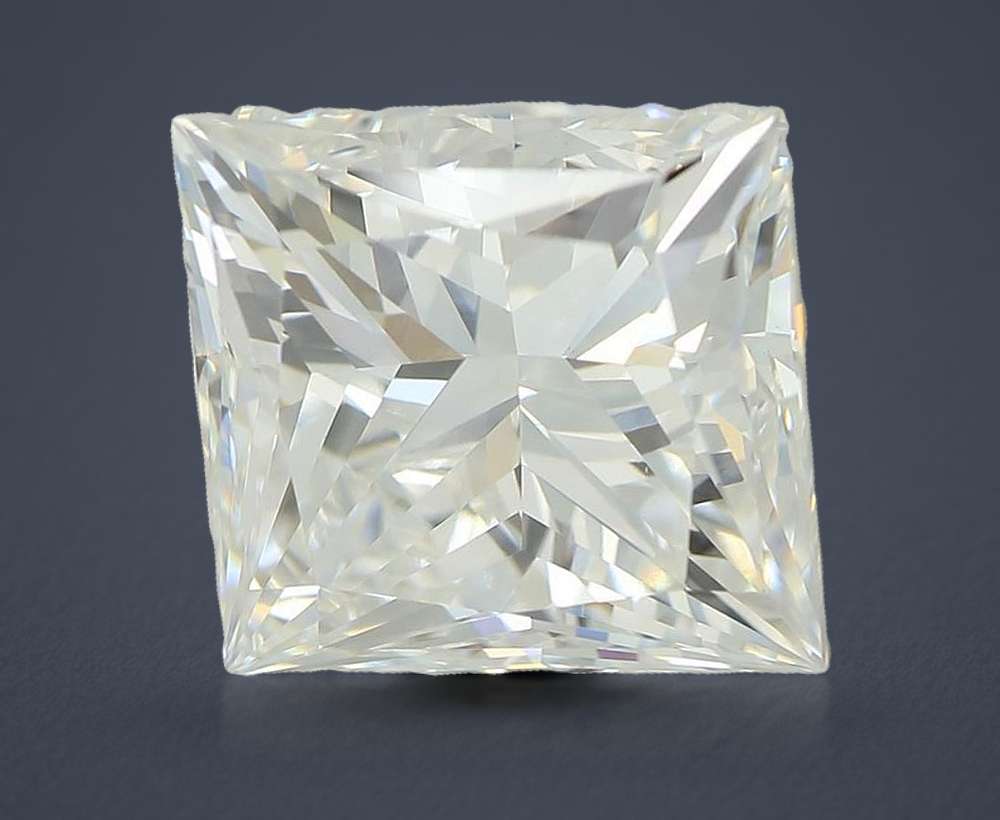 5.09ct E VVS2 Rare Carat Ideal Cut Princess Lab Grown Diamond