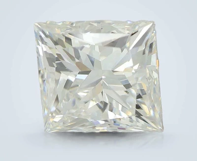 5.09ct E VVS2 Rare Carat Ideal Cut Princess Lab Grown Diamond