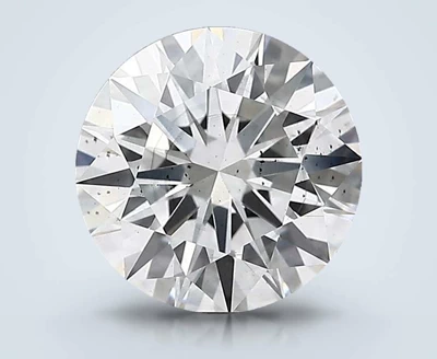 2.27ct D SI1 Rare Carat Ideal Cut Round Lab Grown Diamond