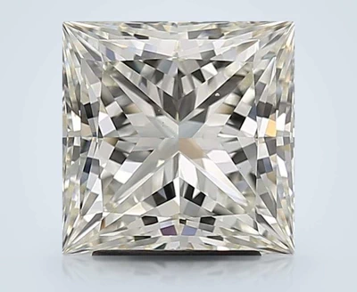 3.21ct K VS2 Rare Carat Ideal Cut Princess Diamond