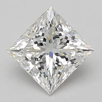1.57ct E VS1 Rare Carat Ideal Cut Princess Lab Grown Diamond
