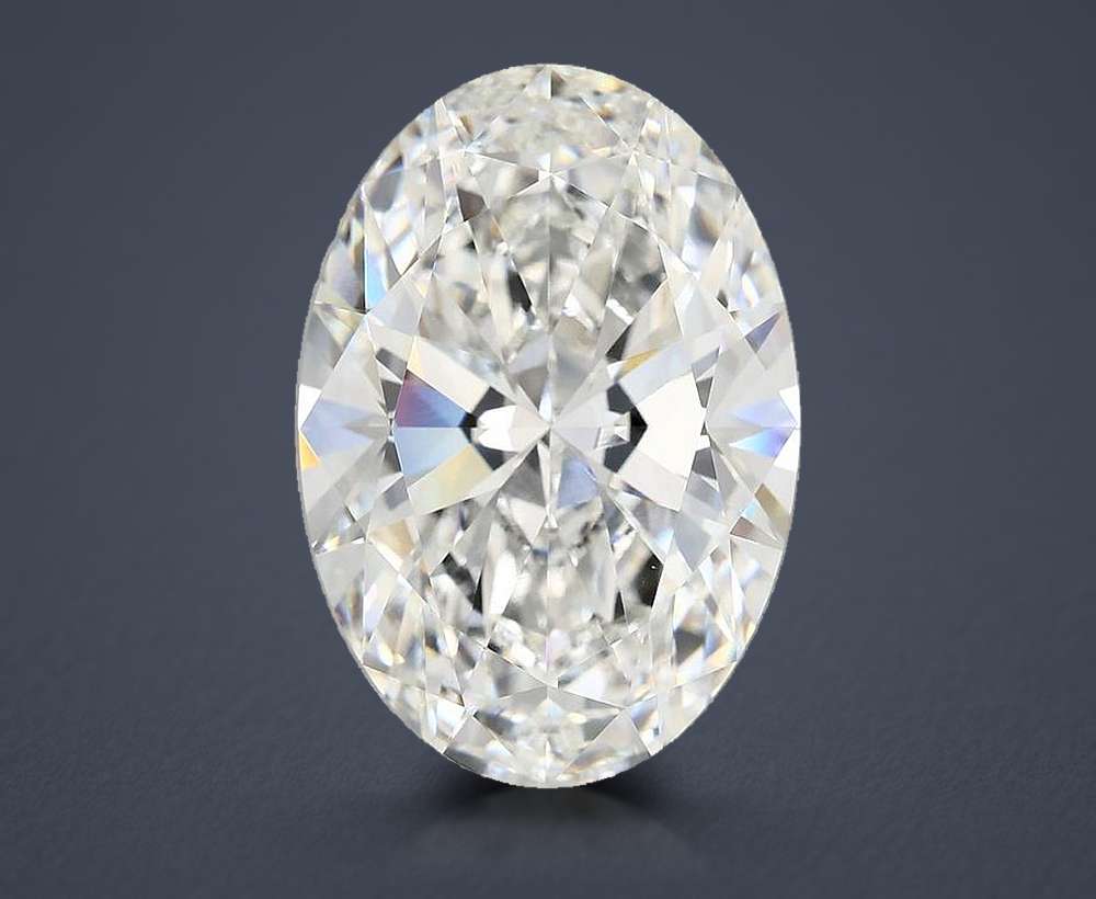 11.77ct E VS1 Rare Carat Ideal Cut Oval Lab Grown Diamond