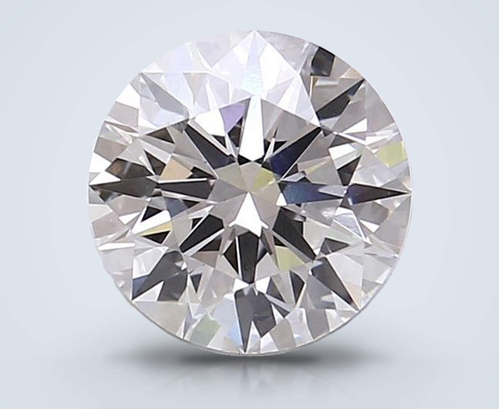 2.10ct G VS1 Rare Carat Ideal Cut Round Lab Grown Diamond