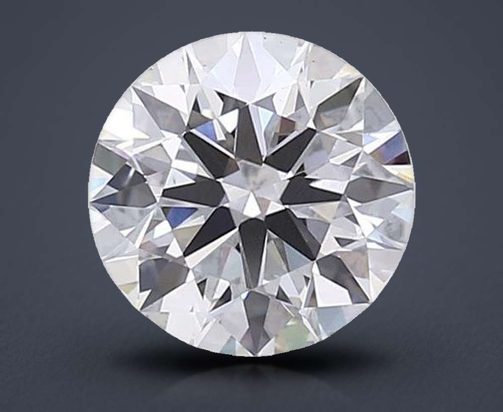 2.03ct H VS1 Rare Carat Ideal Cut Round Lab Grown Diamond