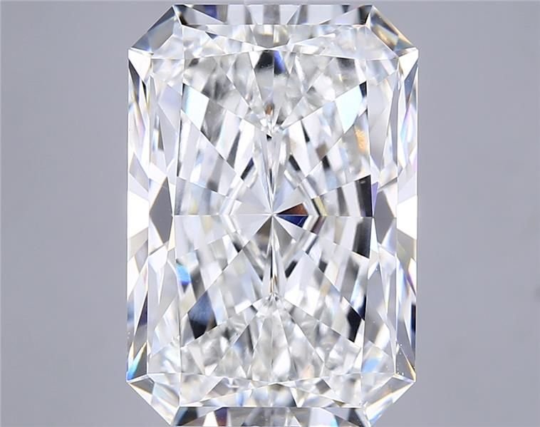 9.06ct F VVS2 Rare Carat Ideal Cut Radiant Lab Grown Diamond