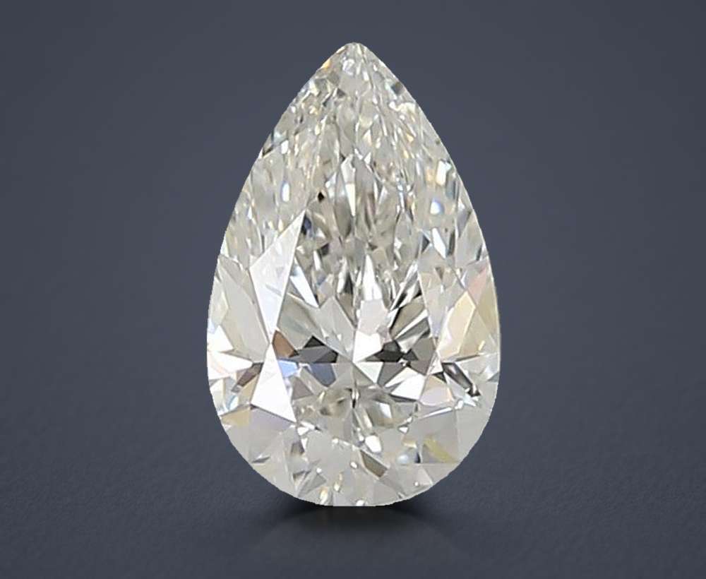 1.03ct G VS1 Rare Carat Ideal Cut Pear Lab Grown Diamond